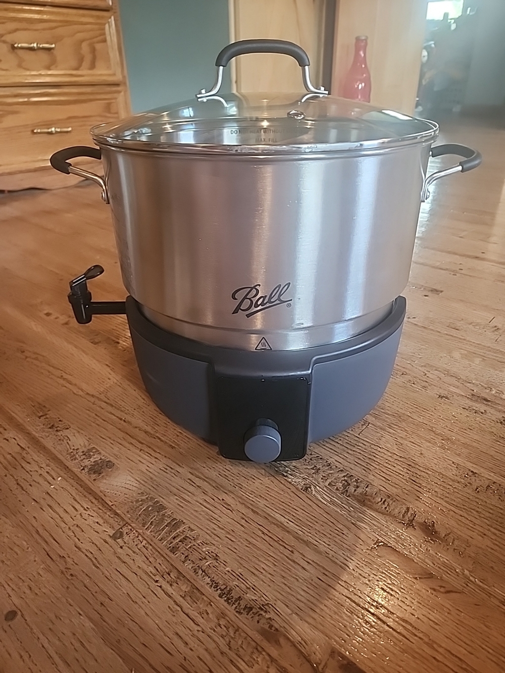 Ball Stainless Steel Water Bath Canner And Multi Cooker with Glass Lid